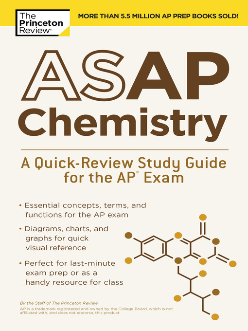 Title details for ASAP Chemistry by The Princeton Review - Available